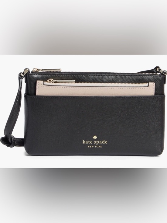 kate spade Handbags - ♠️Kate Spade Black Crossbody Bag w/ Removable Pouch